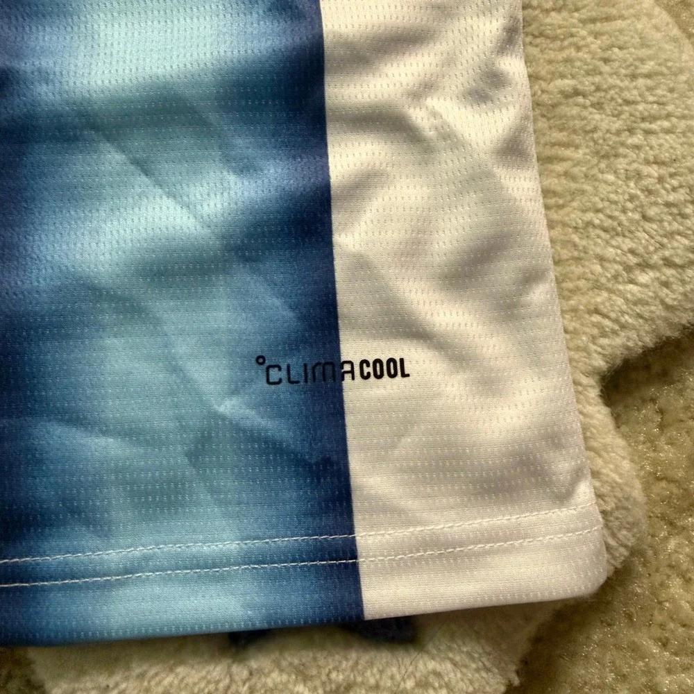 Adidas Argentina Messi 10 World Cup 2022 Champions Jersey Blue White XL New